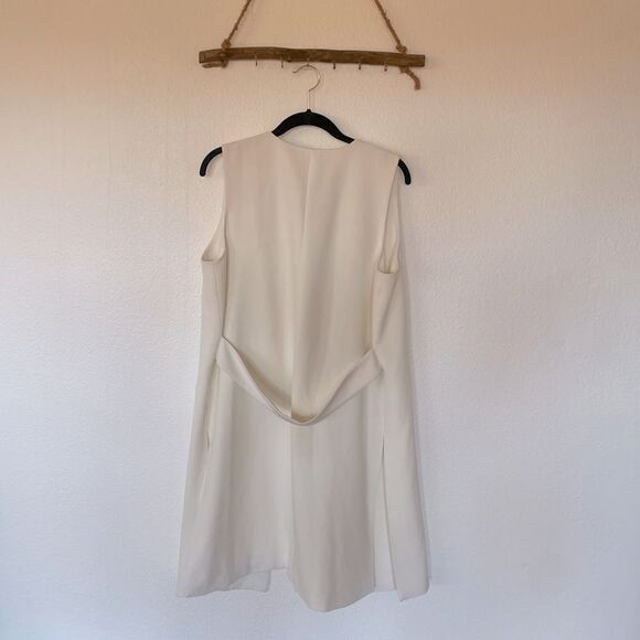 White maxi vest blazer - Picture 5 of 6